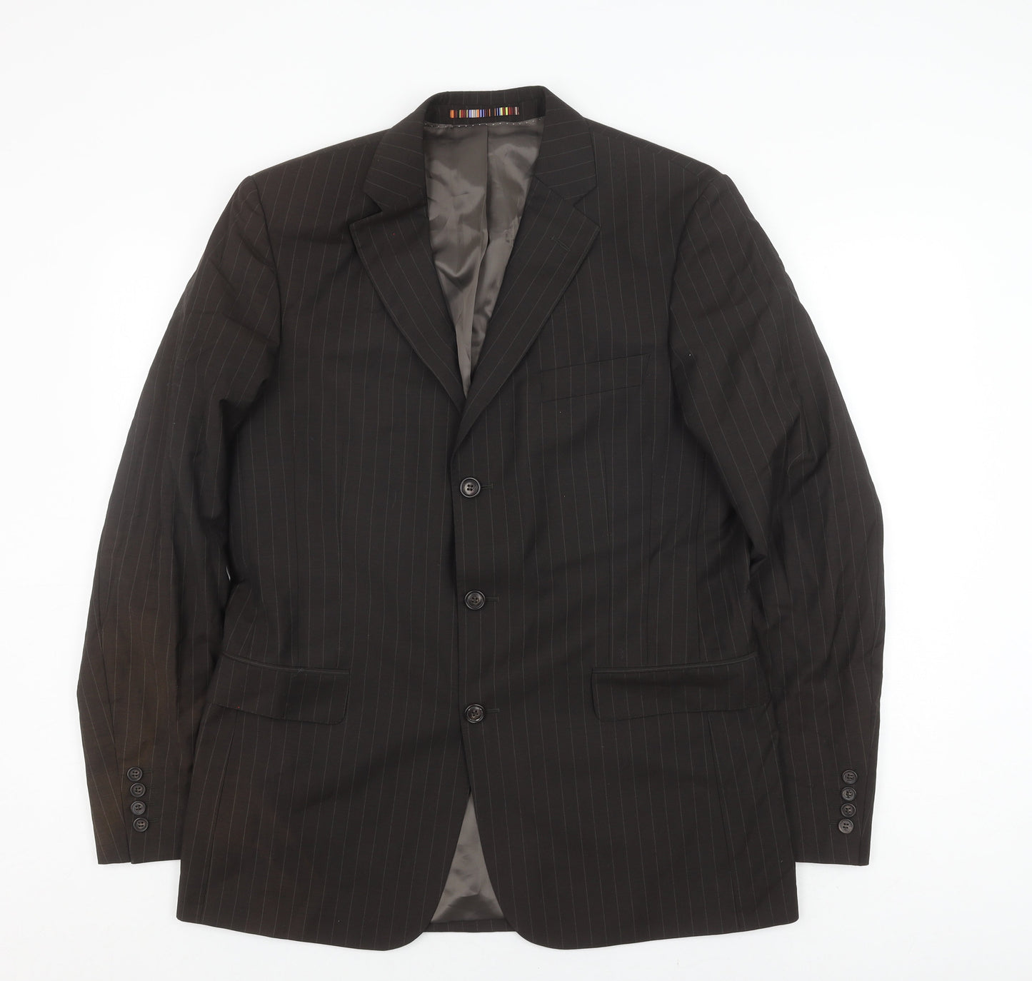 Mens UK Size 40 River Island Regular Brown Suit Jacket
