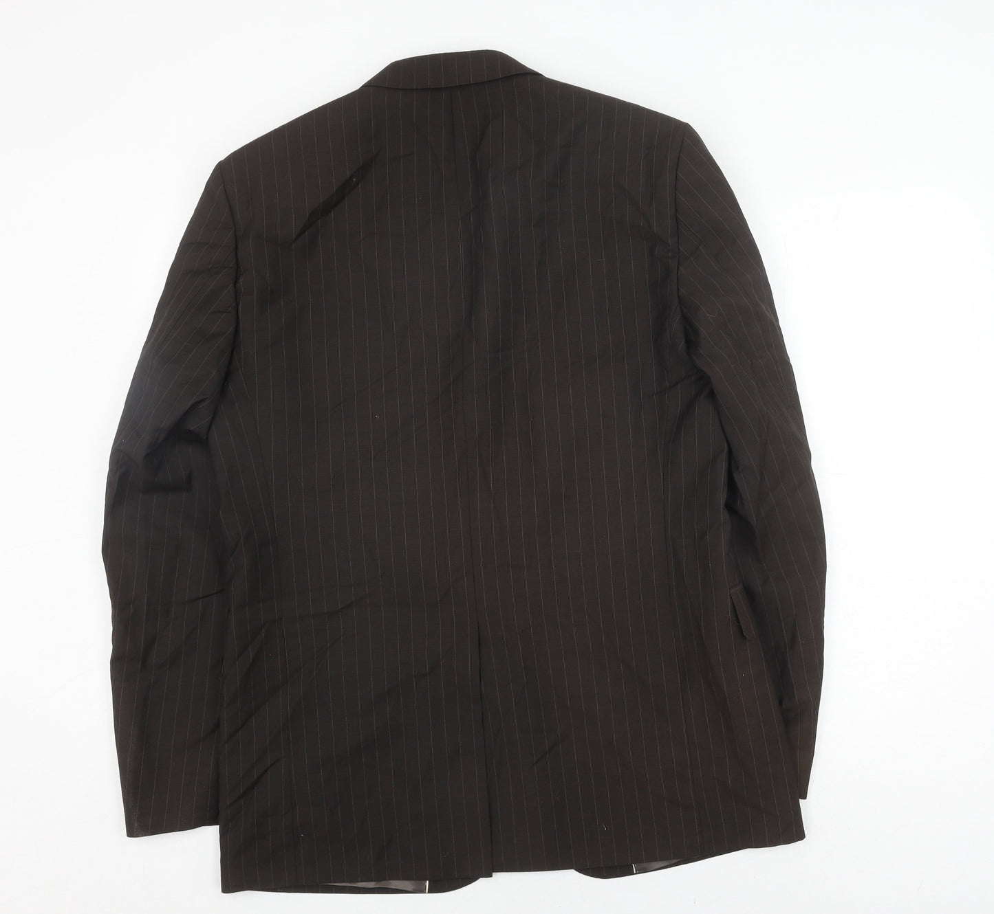 Mens UK Size 40 River Island Regular Brown Suit Jacket