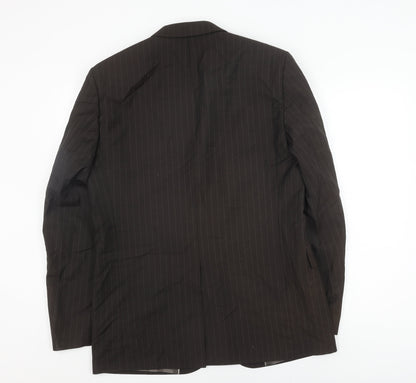 Mens UK Size 40 River Island Regular Brown Suit Jacket