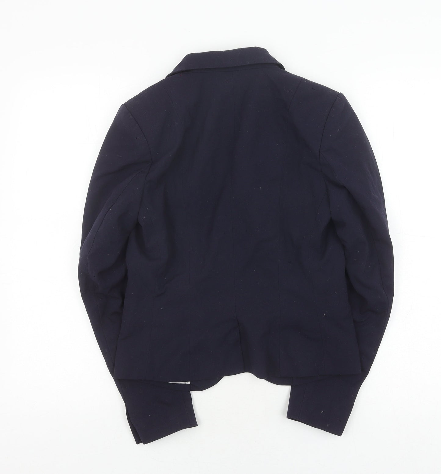 H&M Women's Blue Blazer Size 8 Regular Fit