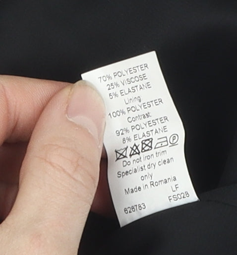 River Island Women's Grey Blazer UK 10 Lined Tailored