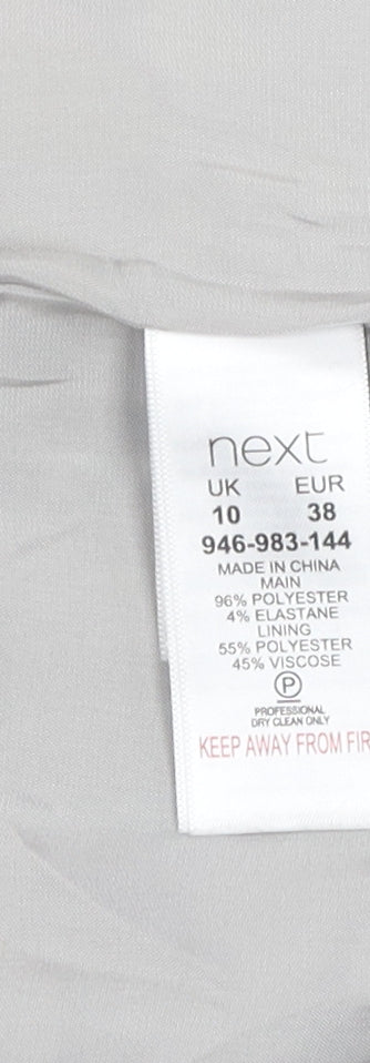 Next Women's Grey Blazer UK 10 - Business Formal Regular