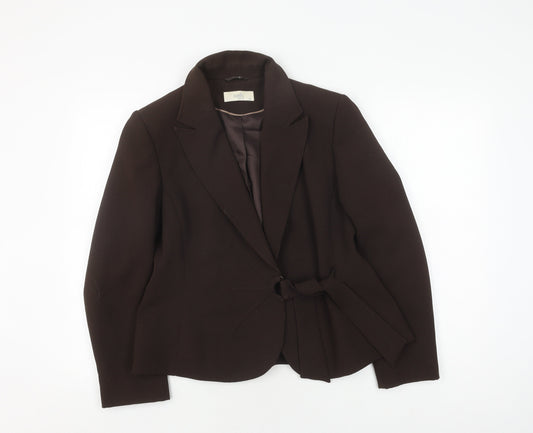 Wallis Women's Brown Blazer Petite Size 14