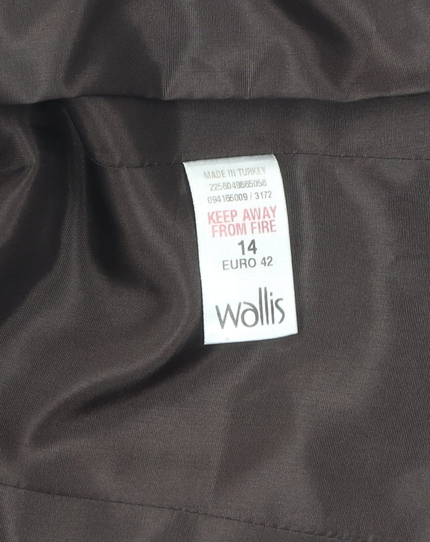 Wallis Women's Brown Blazer Petite Size 14