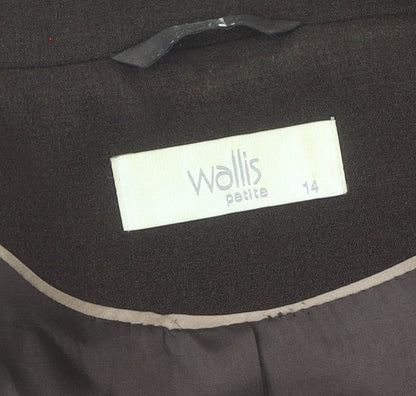 Wallis Women's Brown Blazer Petite Size 14
