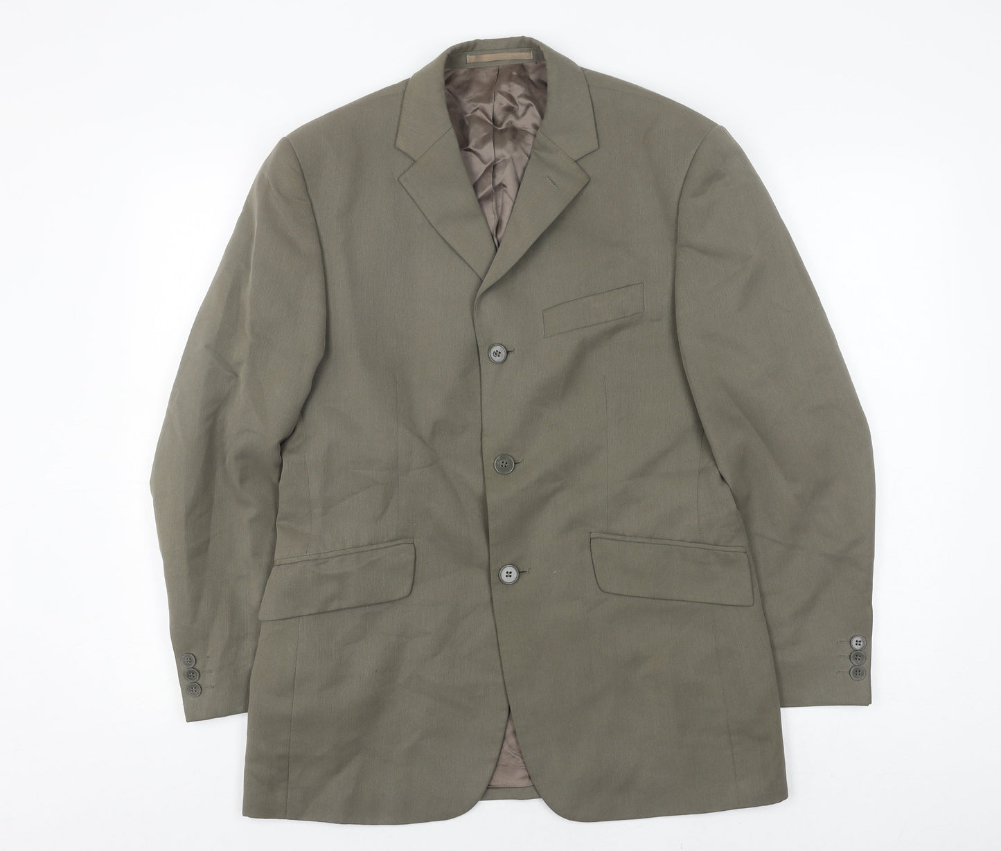 Mens UK Size 38 Karl Jackson Regular Green Suit Jacket