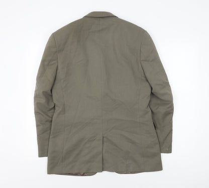 Mens UK Size 38 Karl Jackson Regular Green Suit Jacket