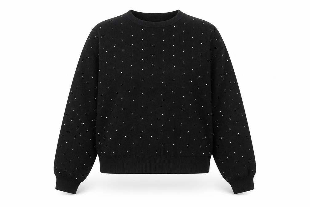Womens UK Size M Marks and Spencer Black Pullover Jumper