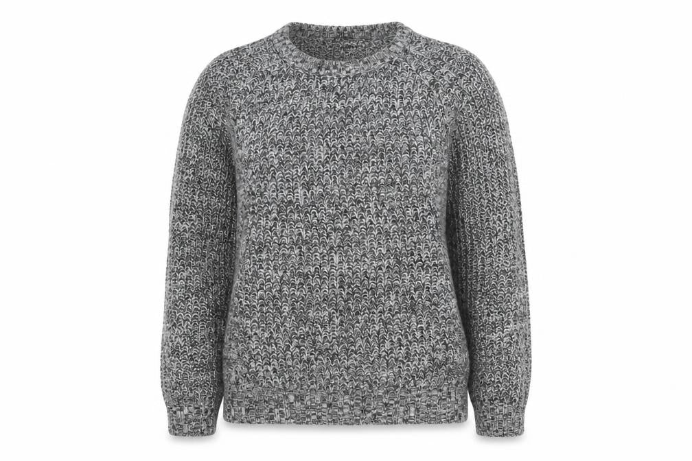 Womens UK Size L QED London Grey Jumper Jumper