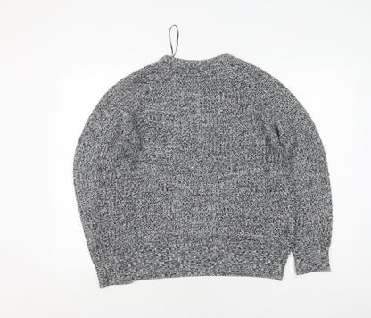 Womens UK Size L QED London Grey Jumper Jumper