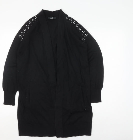 Womens UK Size S Wallis Black Cardigan Jumper