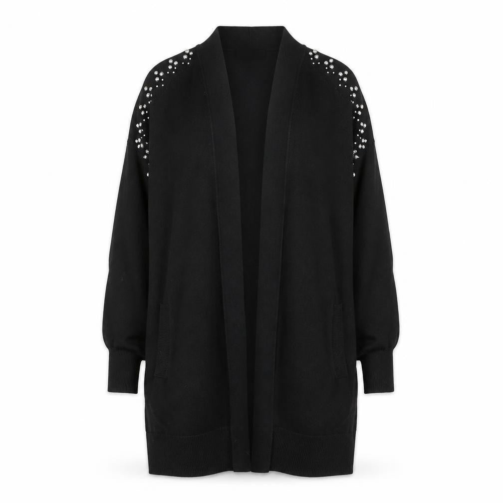 Womens UK Size S Wallis Black Cardigan Jumper