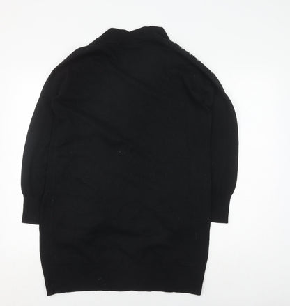 Womens UK Size S Wallis Black Cardigan Jumper