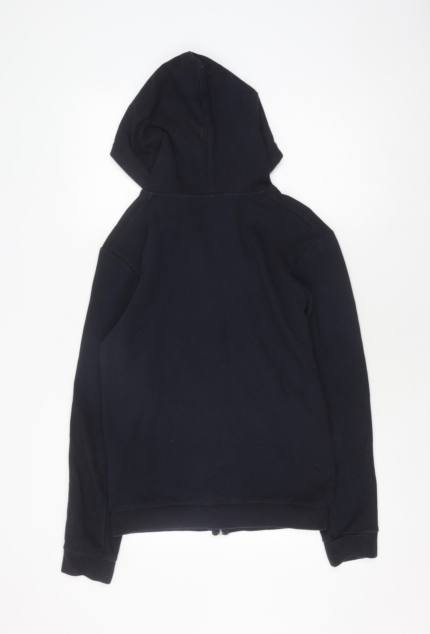 Zara Black Full Zip Hoodie, Unisex M, Hooded Casual Wear