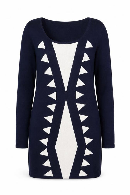 Womens UK Size 12 Quiz Blue  Jumper