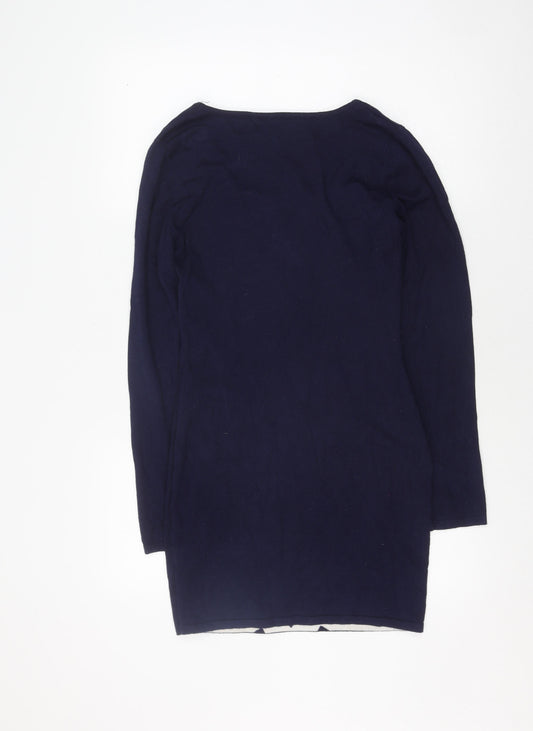 Womens UK Size 12 Quiz Blue  Jumper