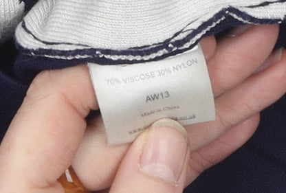Womens UK Size 12 Quiz Blue  Jumper