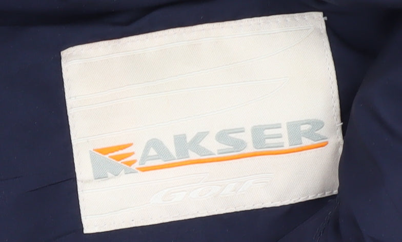Akser Blue Full Zip Sports Jacket Unisex L Casual