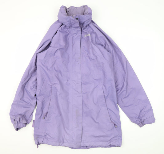 Mountain Warehouse Women's Purple Waterproof Jacket Size 14