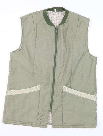 Mens UK Size 12 Hadrian Country Clothing Green Quilted Coat
