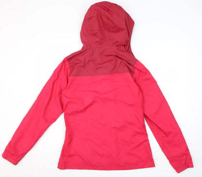 Womens UK Size 2XS Quechua Pink Rain Coat