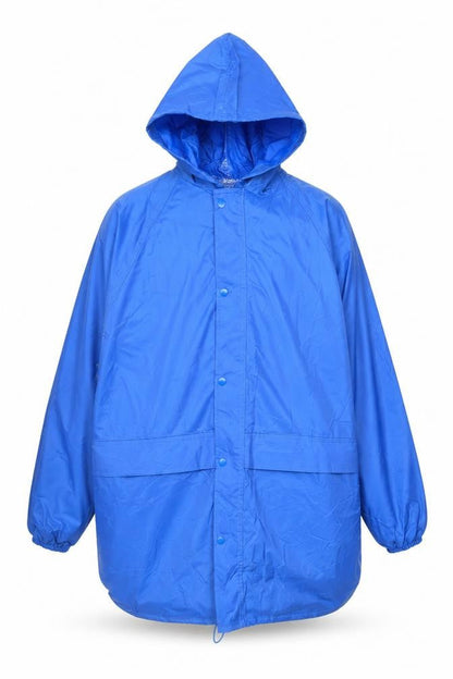 Mens UK Size S Footpath Blue Rain Coat