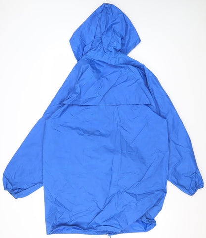 Mens UK Size S Footpath Blue Rain Coat