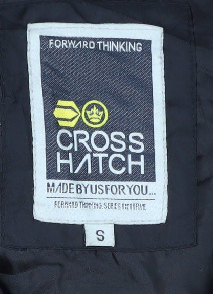 Mens UK Size S Cross Hatch Black Puffer Jacket