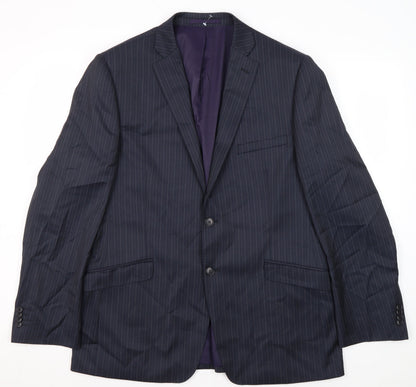 Mens UK Size 42 Daniel Hechter Regular Blue Suit Jacket