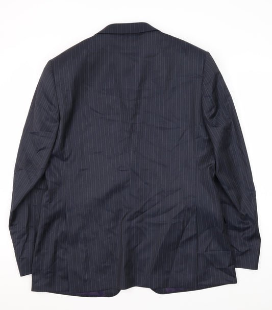 Mens UK Size 42 Daniel Hechter Regular Blue Suit Jacket