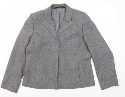 Marks and Spencer Women’s Grey Petite Blazer Size 14