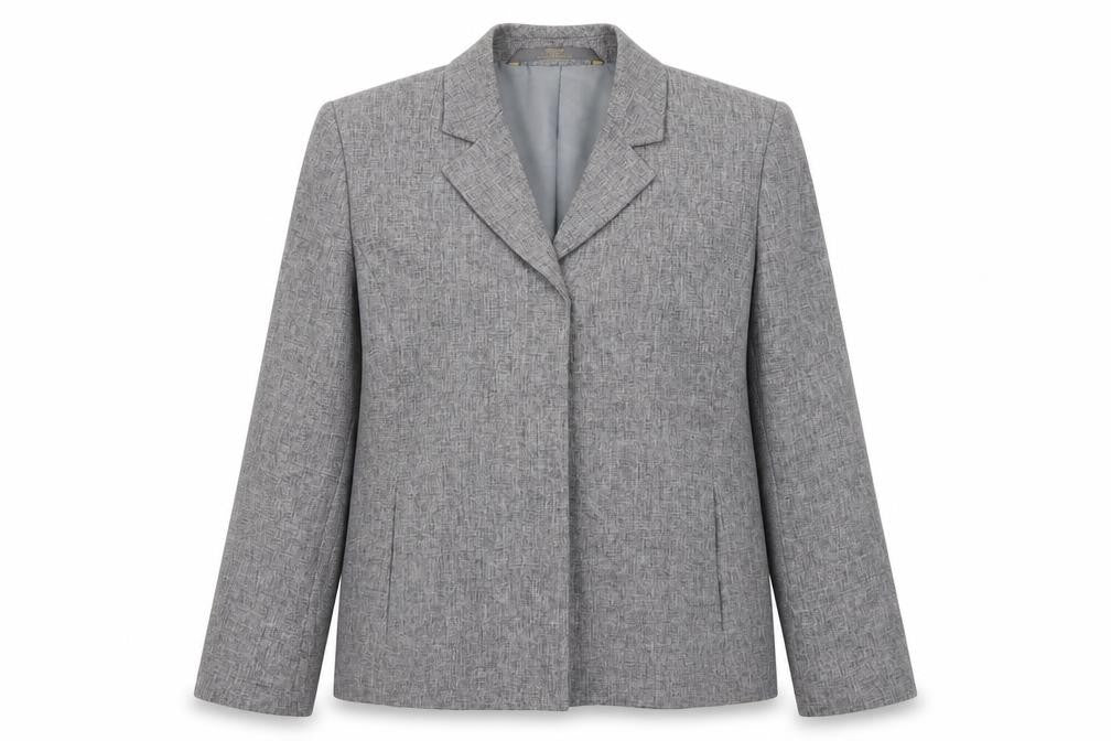 Womens UK Size 14 Marks and Spencer Petites Grey Blazer