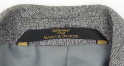 Marks and Spencer Women’s Grey Petite Blazer Size 14
