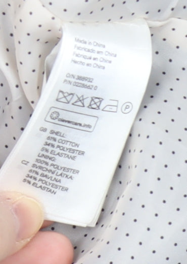 H&M Women's Black Suit Jacket Size 6 Modern Style