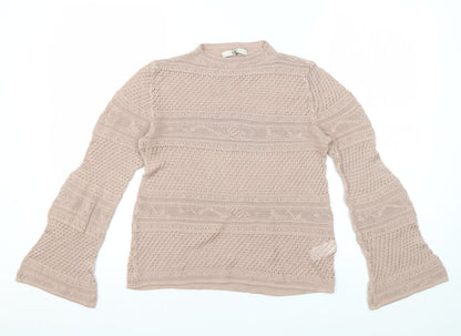 Womens UK Size 14 NEXT Beige Pullover Jumper