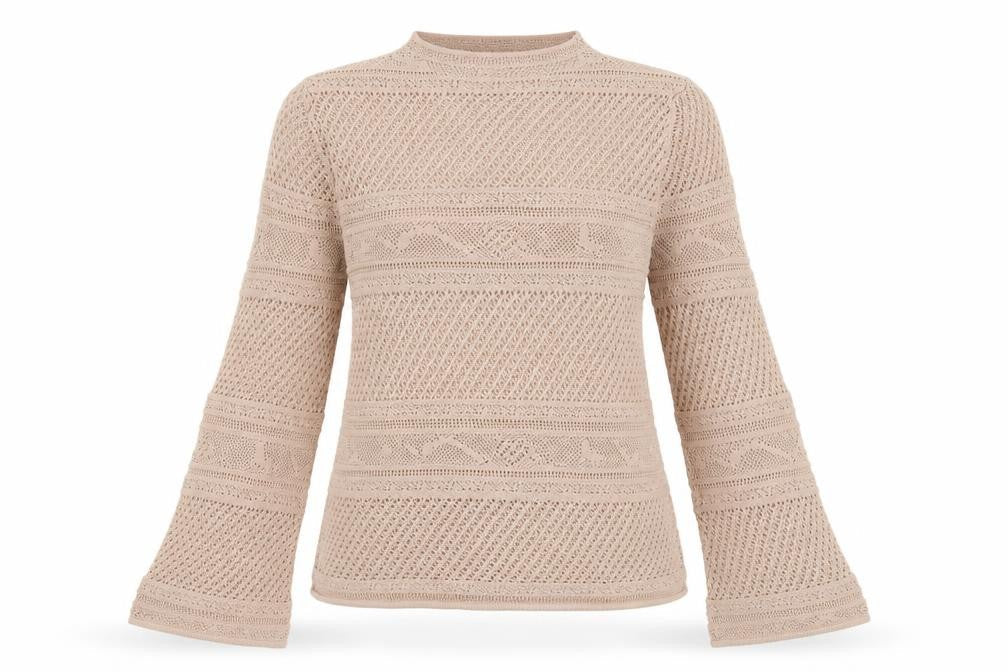 Womens UK Size 14 NEXT Beige Pullover Jumper