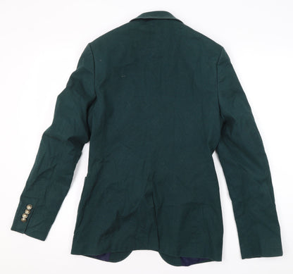 ASOS Men's Green Blazer, Size 34, Regular Fit