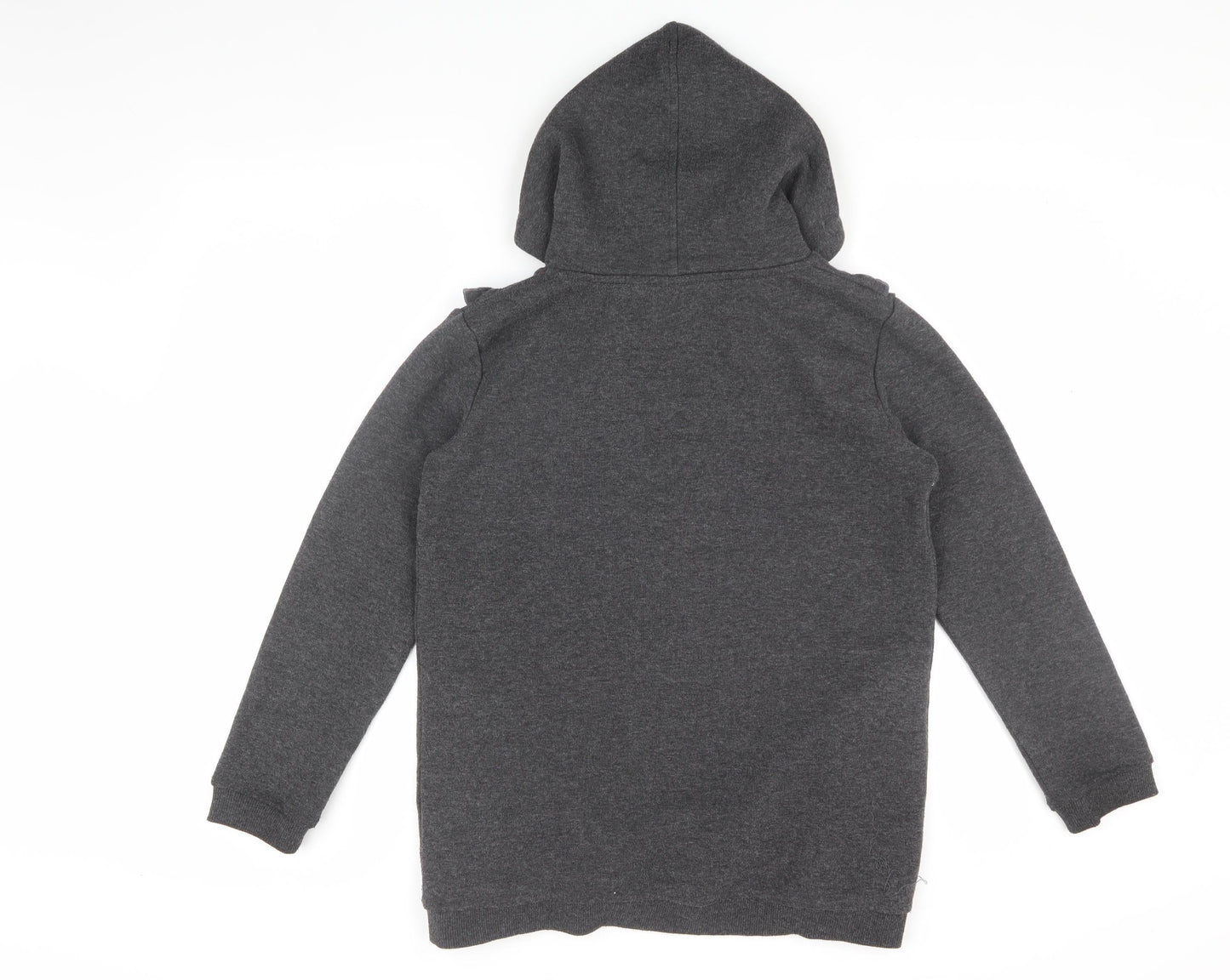LFC Girls Grey Hoodie, 11-12 Years, Ruffle Logo Pullover