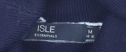 Womens UK Size M Isle Essentials Multicoloured Pullover Jumper