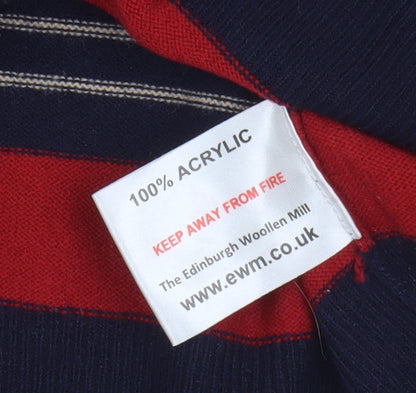Womens UK Size M Isle Essentials Multicoloured Pullover Jumper