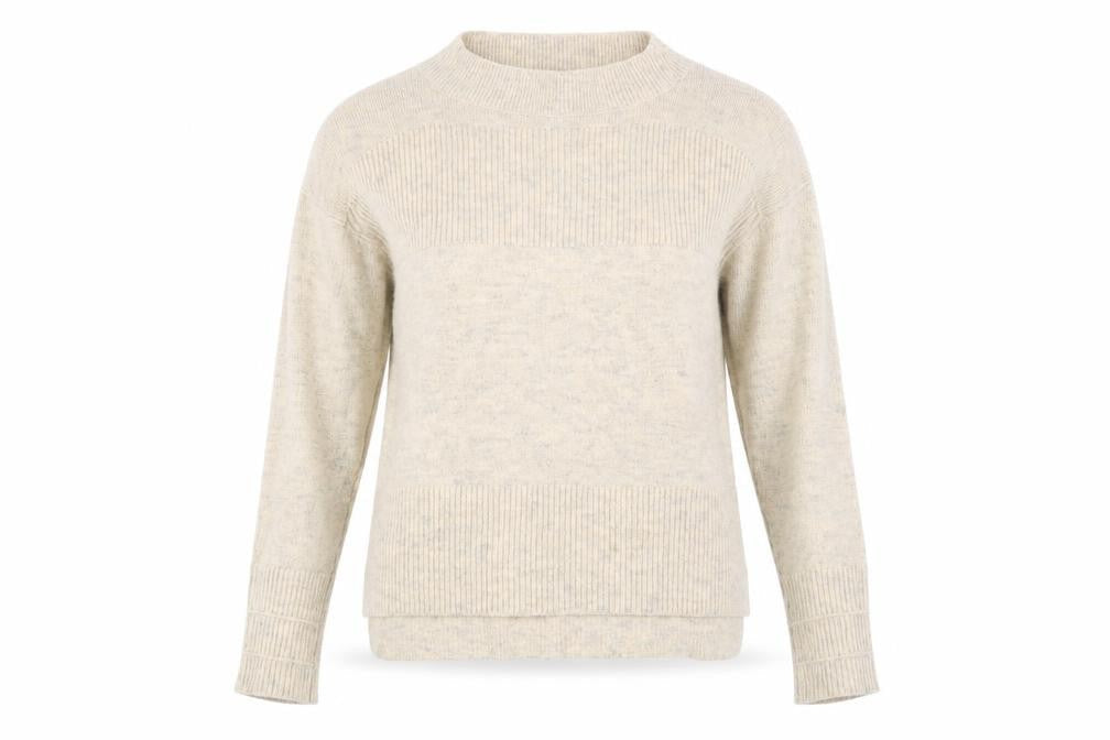 Womens UK Size S Oasis Beige Pullover Jumper