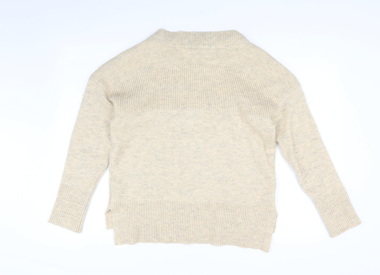 Womens UK Size S Oasis Beige Pullover Jumper