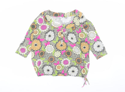 Womens UK Size 12 NEXT Multicoloured Basic Blouse