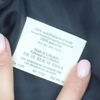 Womens UK Size 10 Laura Ashley Petites Black Blazer