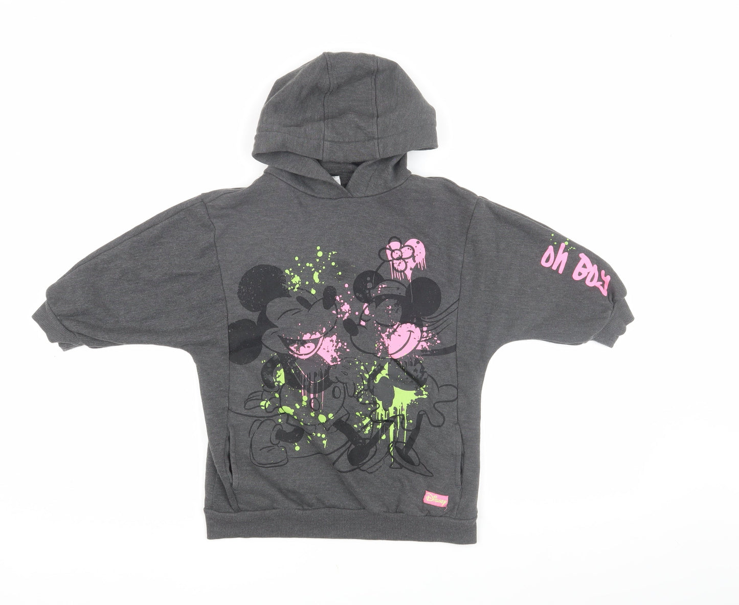 Disney at Next Grey Mickey Mouse Girls Hoodie, Size 5