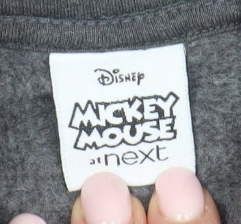 Disney at Next Grey Mickey Mouse Girls Hoodie, Size 5