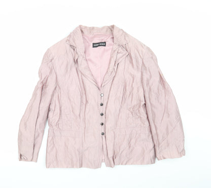 Womens UK Size 14 Gerry Weber Pink Basic Jacket