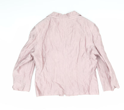 Womens UK Size 14 Gerry Weber Pink Basic Jacket