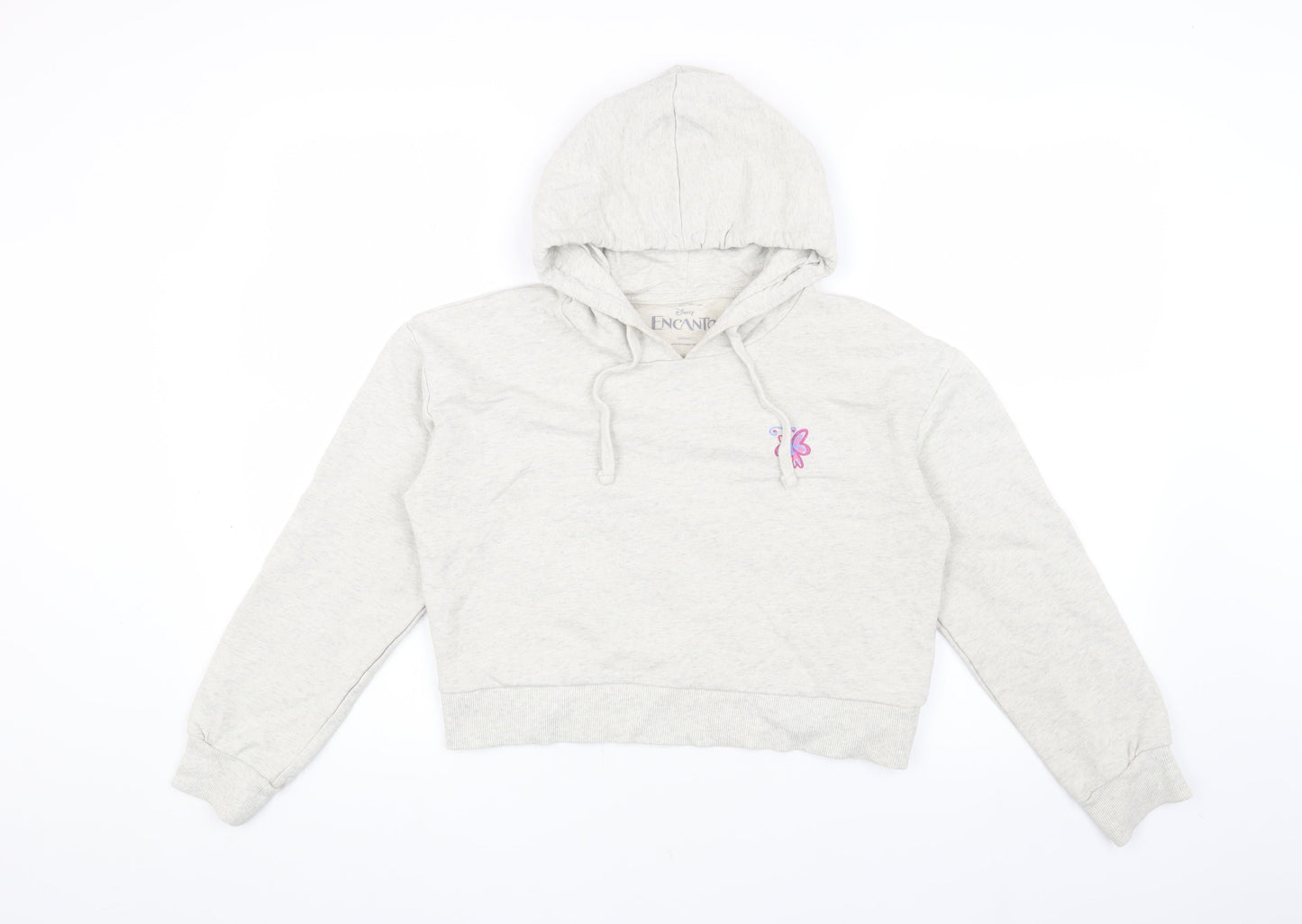 Disney Girls White Encanto Hoodie XS Pullover Graphic Print