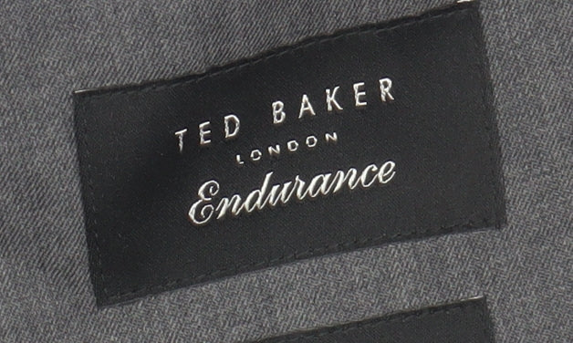 Mens UK Size 40 Ted Baker Regular Grey Suit Jacket